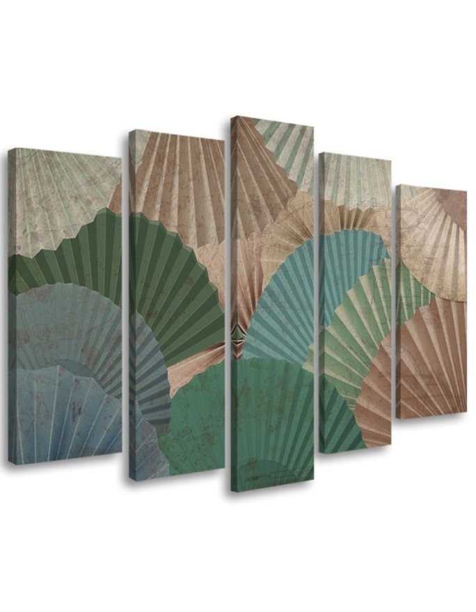 Modern wall art paintings - Simple fans | FEEBY