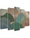 Modern wall art paintings - Simple fans | FEEBY