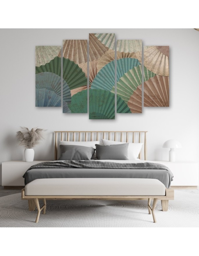 Modern wall art paintings - Simple fans | FEEBY