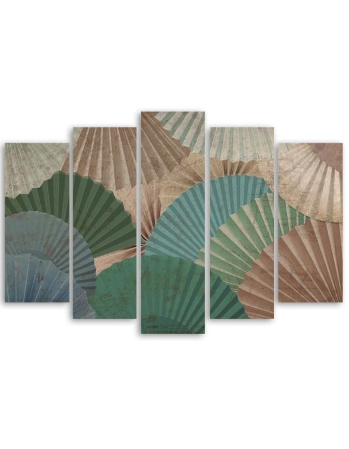Modern wall art paintings - Simple fans | FEEBY