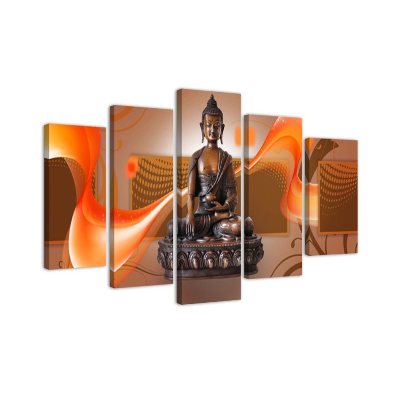 Leinwanddruck - Buddha Abstrakt | Feeby
