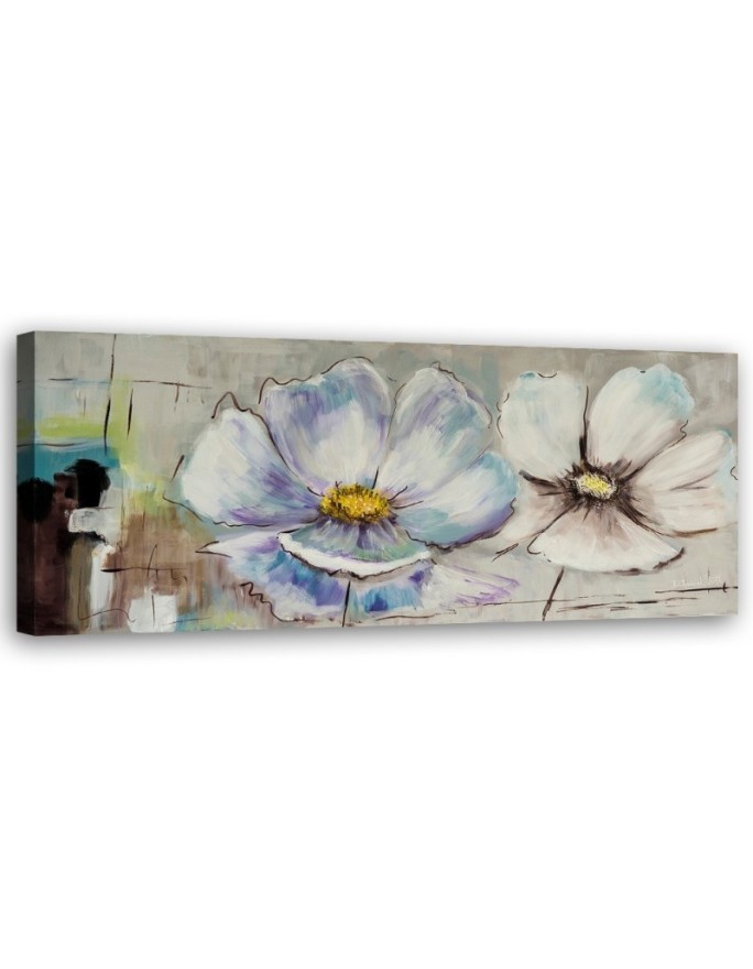 Leinwandbild - Blumen Aquarell | Feeby