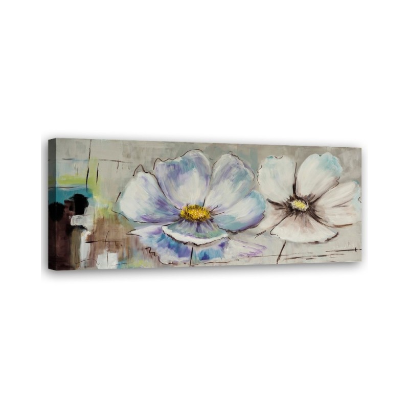 Leinwandbild - Blumen Aquarell | Feeby