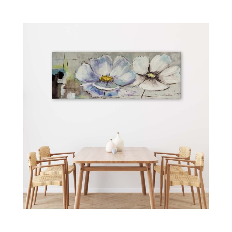 Leinwandbild - Blumen Aquarell | Feeby