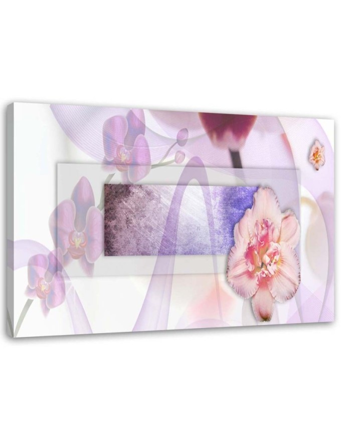 Bild auf Leinwand - Romantische Blumenkomposition | Feeby