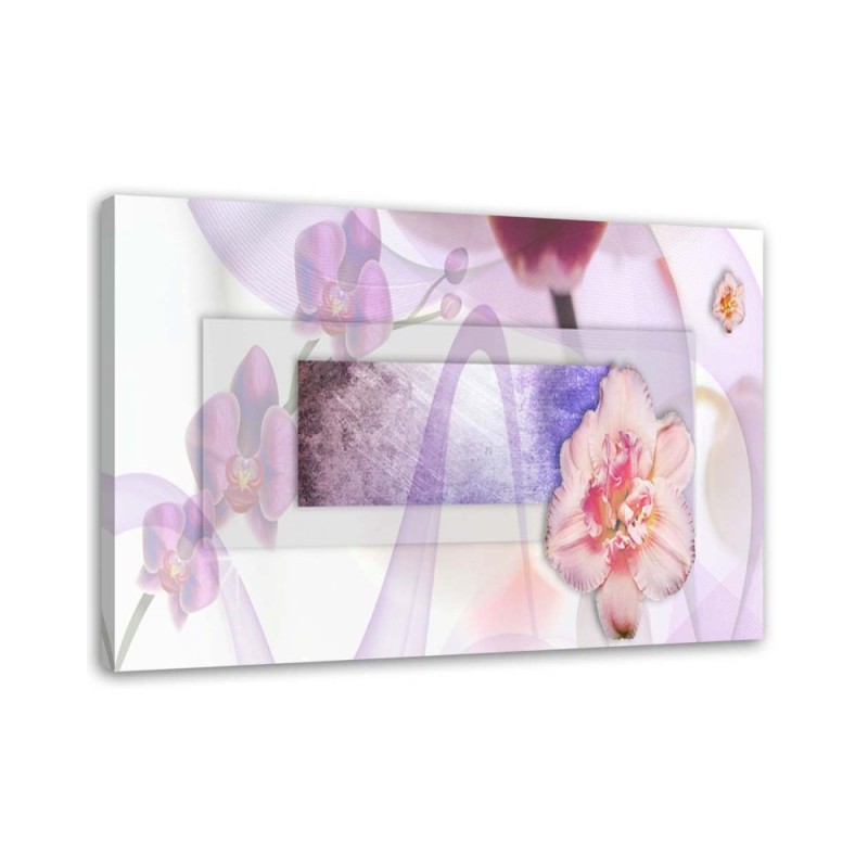 Bild auf Leinwand - Romantische Blumenkomposition | Feeby