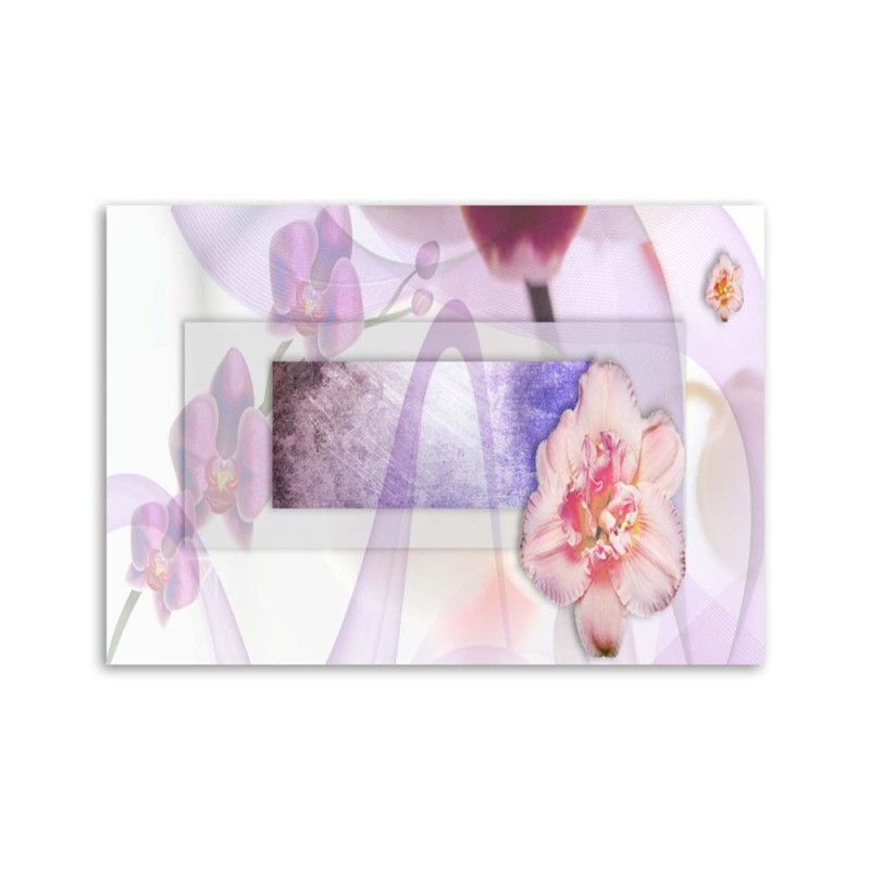 Bild auf Leinwand - Romantische Blumenkomposition | Feeby