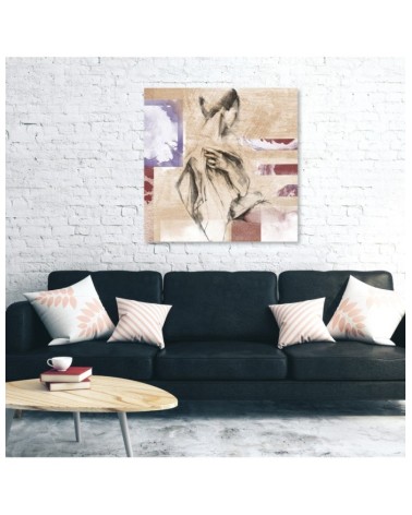 Leinwandbild - Menschen - Beige | Feeby