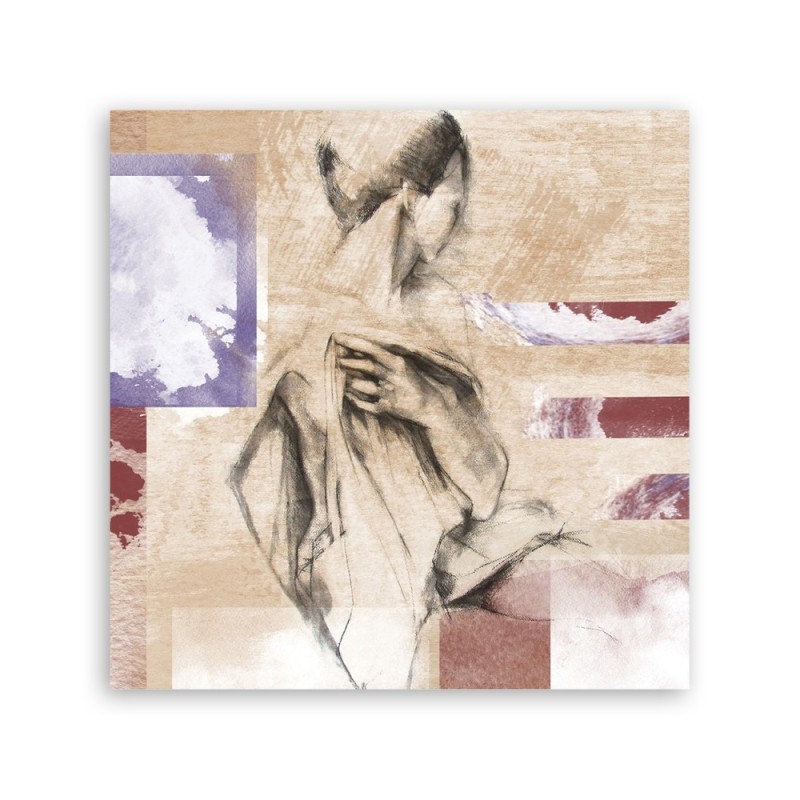 Leinwandbild - Menschen - Beige | Feeby