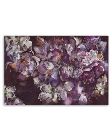 Dekoratives Leinwandbild - Iris Blume | Feeby