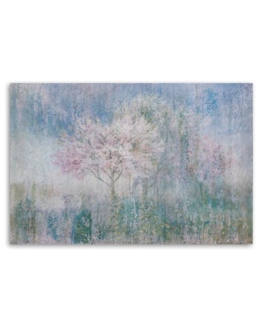 Bild - Ein blühender Baum in der Wiese alt und schmutzig | Feeby