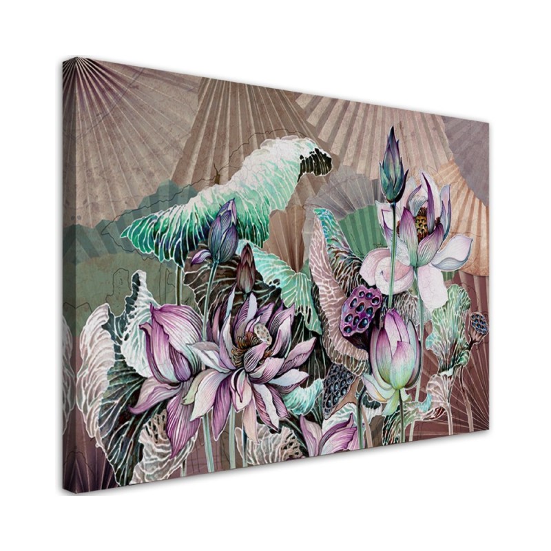 Bild auf Leinwand - Heilige Lotos und Fanter | Feeby