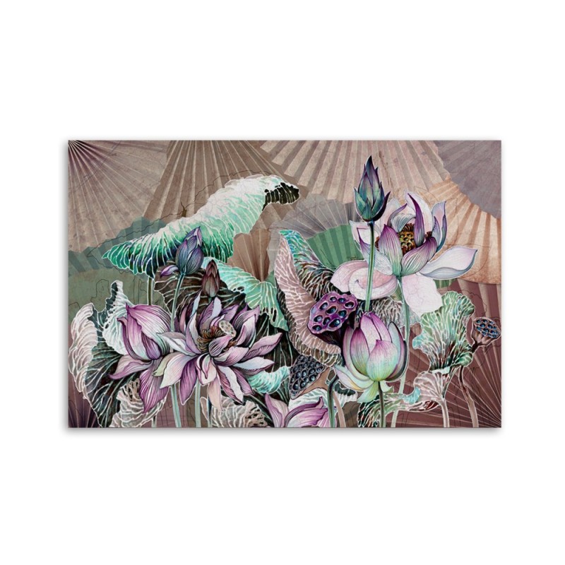 Bild auf Leinwand - Heilige Lotos und Fanter | Feeby