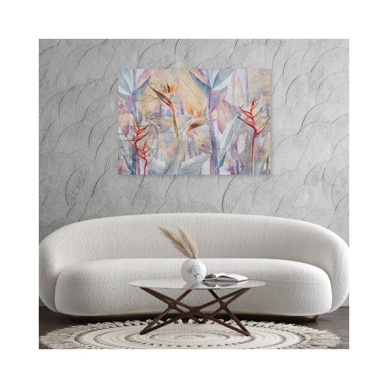 Leinwandbild modern - Pastell Pflanzen | Feeby