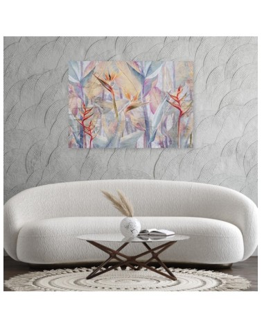 Leinwandbild modern - Pastell Pflanzen | Feeby