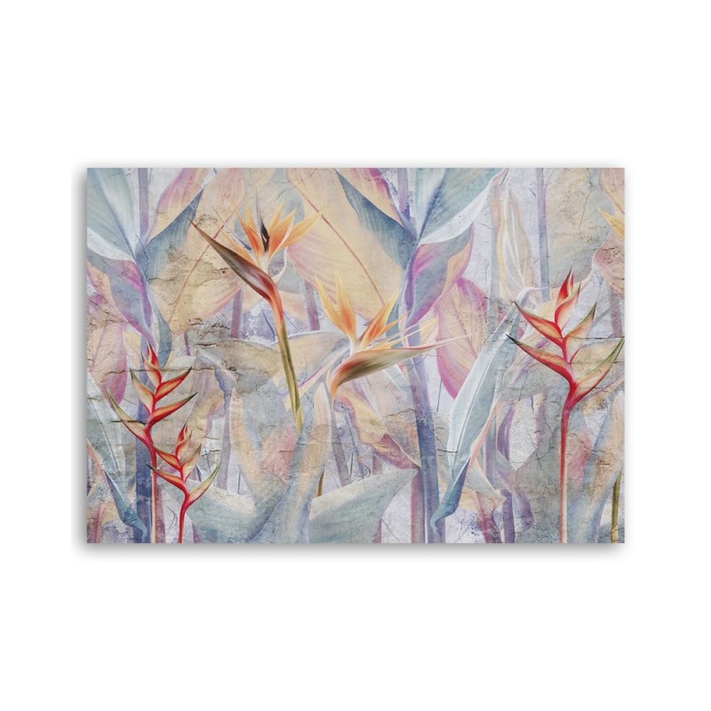 Leinwandbild modern - Pastell Pflanzen | Feeby