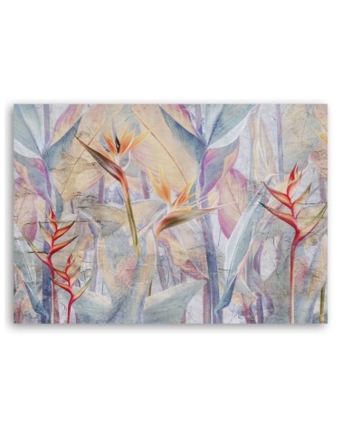 Leinwandbild modern - Pastell Pflanzen | Feeby