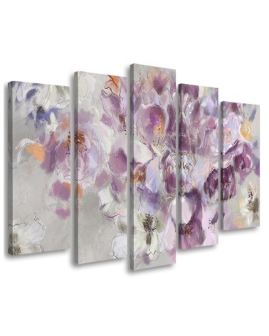 Iris flower - 5-piece canvas painting | FEEBY