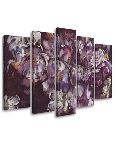 Iris flower - 5-piece canvas painting | FEEBY