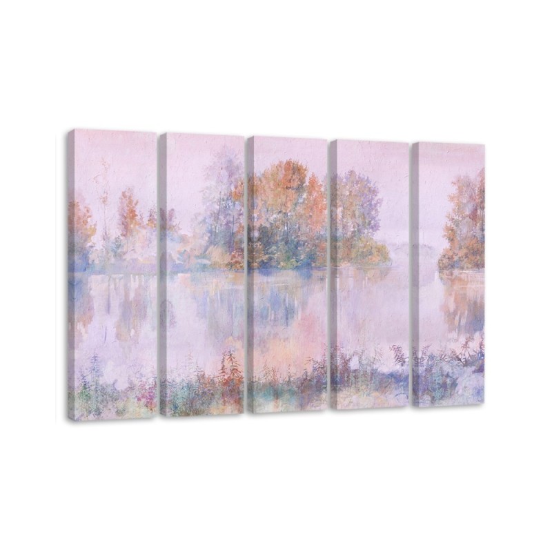 Leinwandbild modern - Seeblick | Feeby