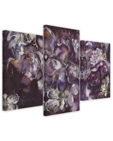 Irys kwiat - Obraz do sypialni canvas | FEEBY
