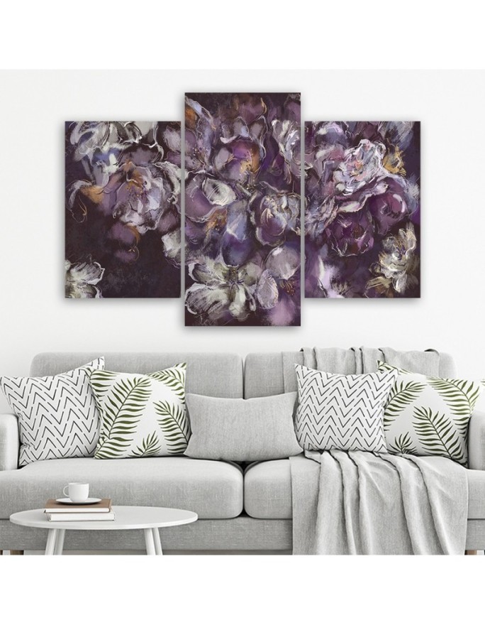 Irys kwiat - Obraz do sypialni canvas | FEEBY