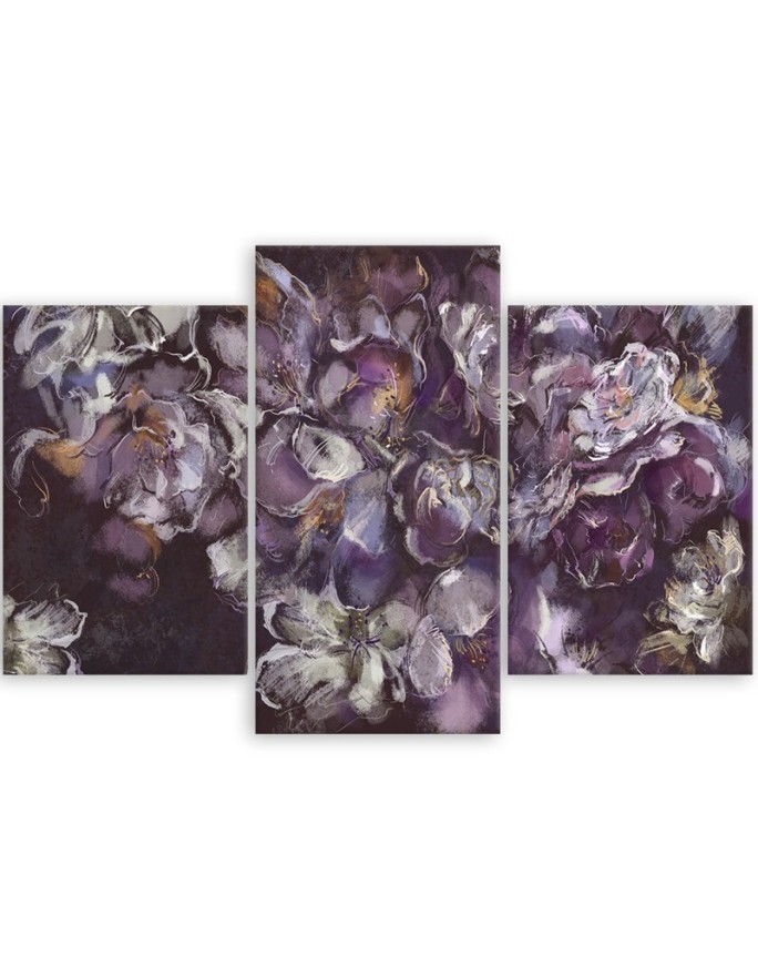 Irys kwiat - Obraz do sypialni canvas | FEEBY