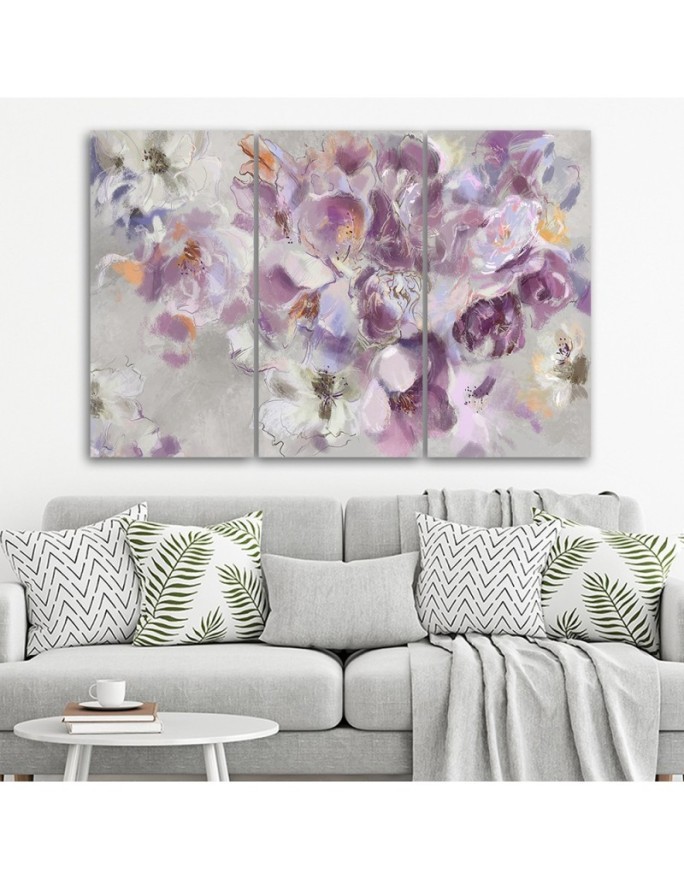 Iris flower - Bedroom canvas print | FEEBY