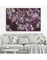 Irys kwiat - Obraz do sypialni canvas | FEEBY