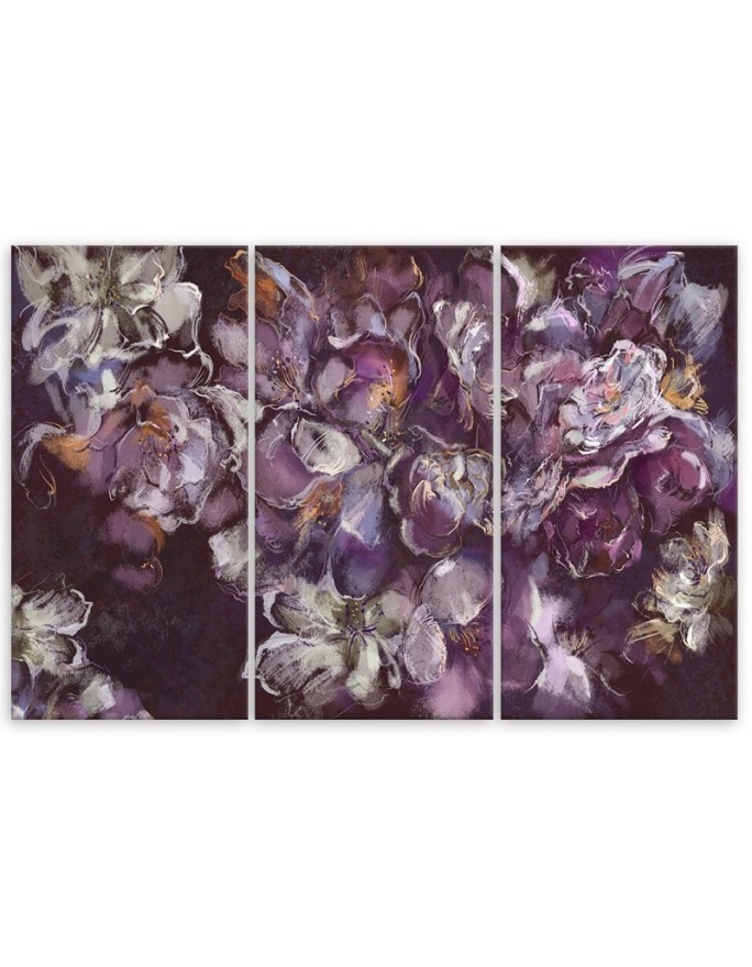Irys kwiat - Obraz do sypialni canvas | FEEBY