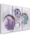 Kwadratowe Bukiety z kwiatami - Obraz drukowany canvas | FEEBY