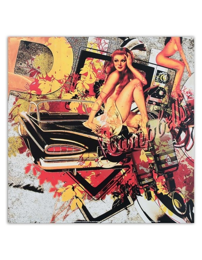 Kobieta Pop art Collage - Obraz do salonu | FEEBY