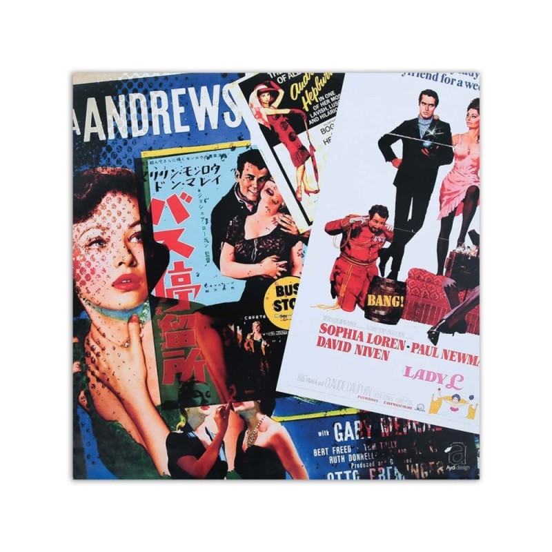 Bild auf Leinwand - Stapel bunter Zeitschriften | Feeby