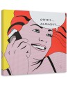 komiksowy pop art - Obraz do salonu retro | FEEBY