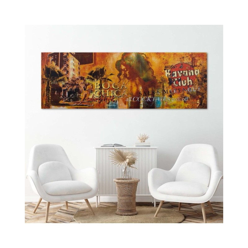 Leinwandbild - Havanna Club Collage | Feeby