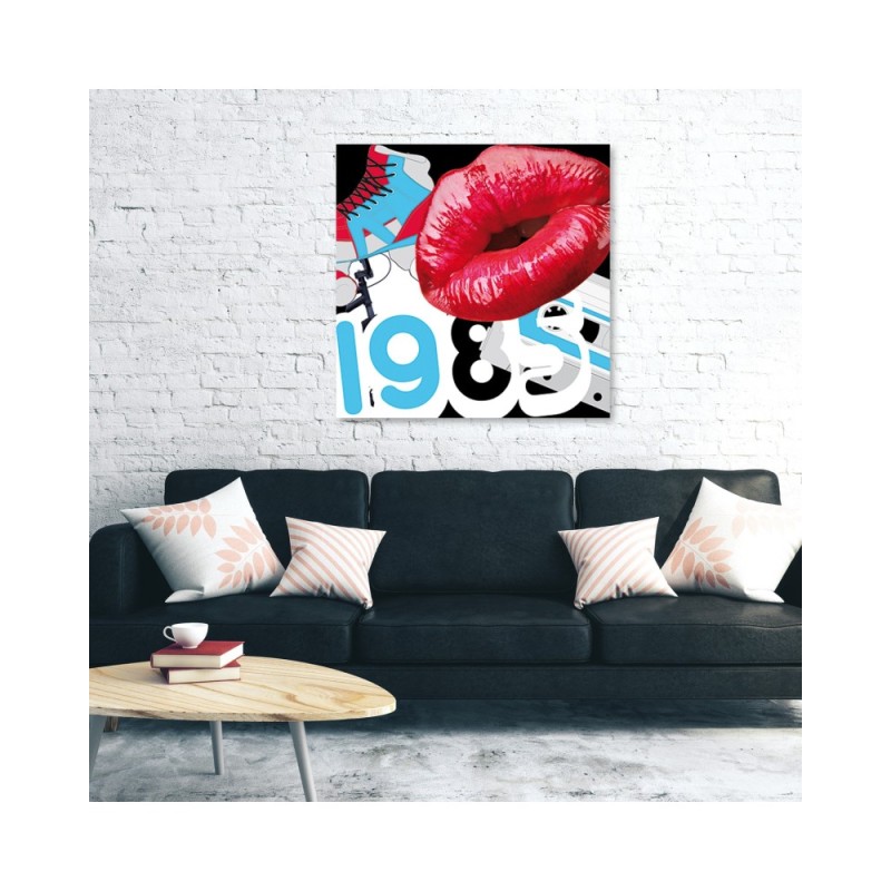 Leinwandbild - Abstrakt - Rot | Feeby