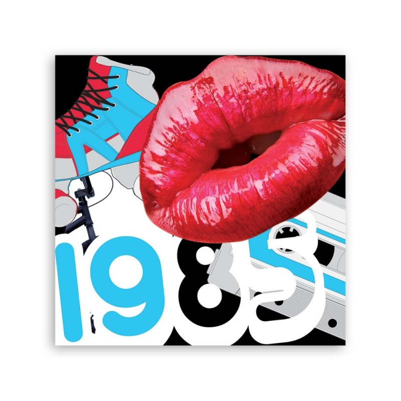 Leinwandbild - Abstrakt - Rot | Feeby