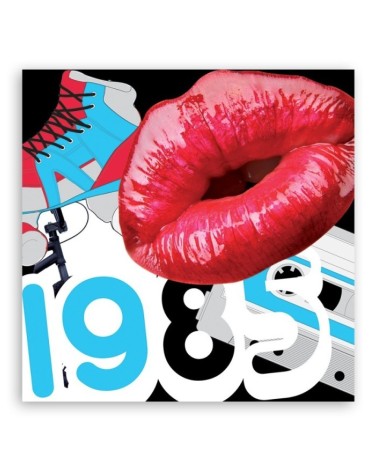 Leinwandbild - Abstrakt - Rot | Feeby