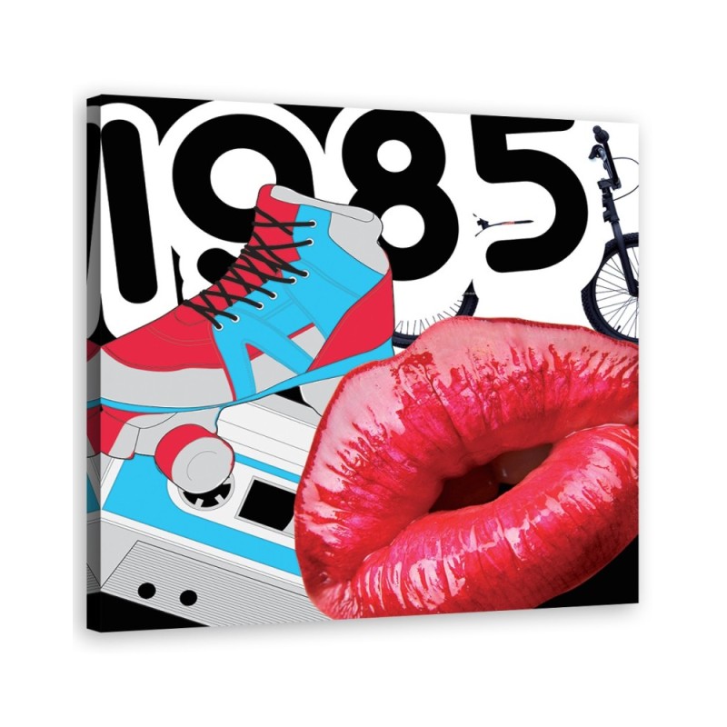 Bild auf Leinwand - Abstrakte Kunst - Rot | Feeby