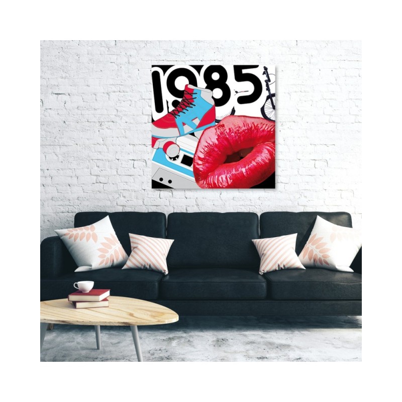 Bild auf Leinwand - Abstrakte Kunst - Rot | Feeby