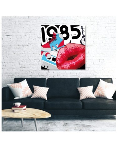 Bild auf Leinwand - Abstrakte Kunst - Rot | Feeby