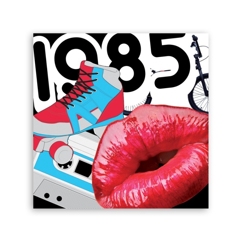 Bild auf Leinwand - Abstrakte Kunst - Rot | Feeby