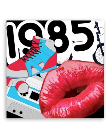 Bild auf Leinwand - Abstrakte Kunst - Rot | Feeby