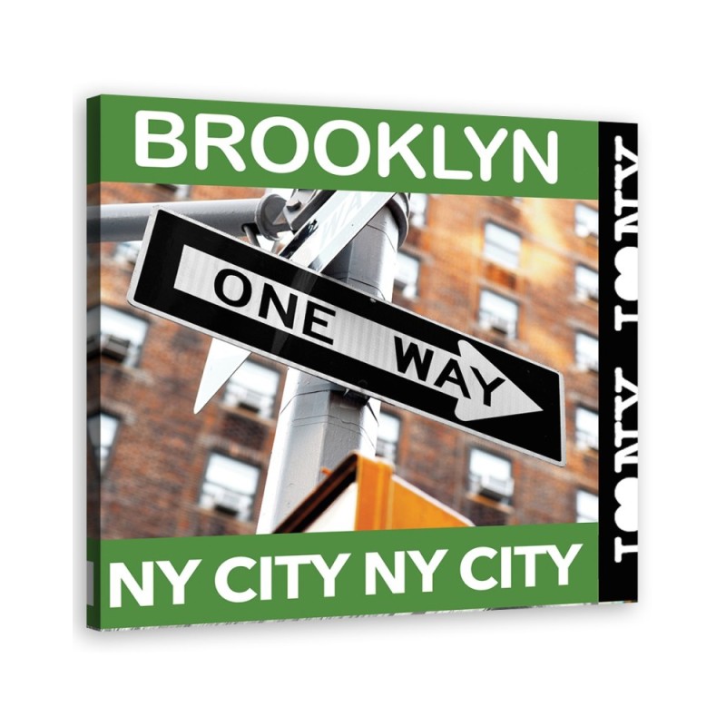 Brooklyn collage - Obraz drukowany do salonu | FEEBY