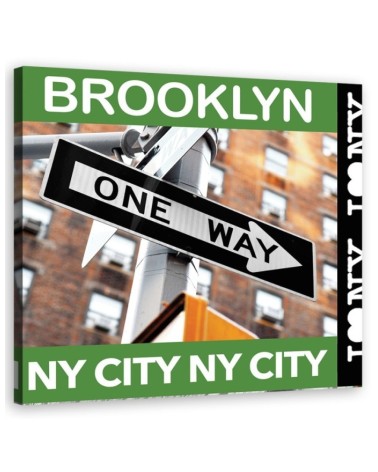 Brooklyn collage - Obraz drukowany do salonu | FEEBY
