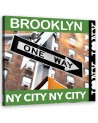 Brooklyn collage - Obraz drukowany do salonu | FEEBY