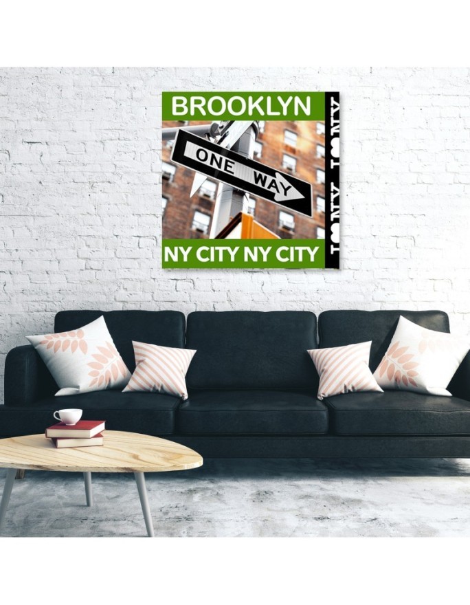 Brooklyn collage - Obraz drukowany do salonu | FEEBY