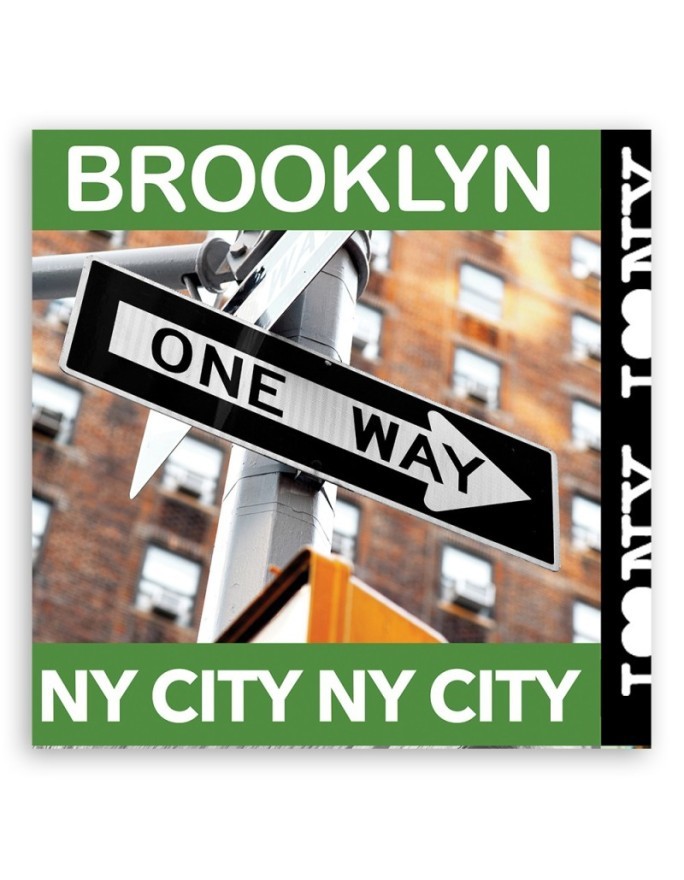 Brooklyn collage - Obraz drukowany do salonu | FEEBY