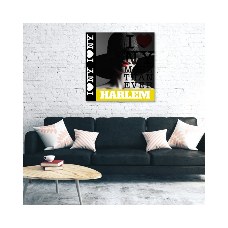 Wandbild für Wohnzimmer - Menschen - Farbe | Feeby