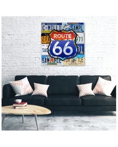 Leinwandbild - Mit Bildunterschriften - Farbig | Feeby